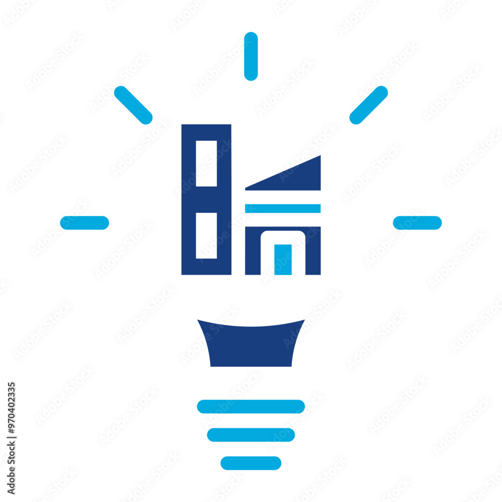 Industry insight icon vector image. Can be used for Thought Leadership. Industry insight icon vector image. Can be used for Thought Leadership.