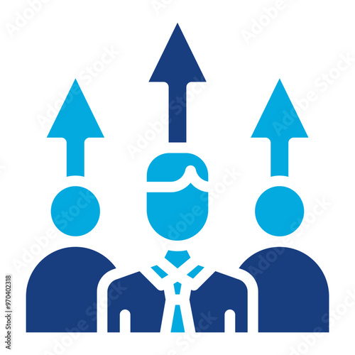 Growth icon vector image. Can be used for Thought Leadership.