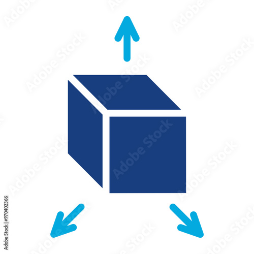 Perspective icon vector image. Can be used for Thought Leadership.