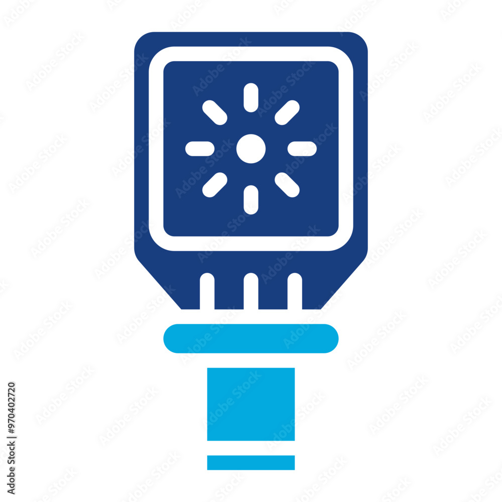 Thermal Imaging Sensor icon vector image. Can be used for Sensors.