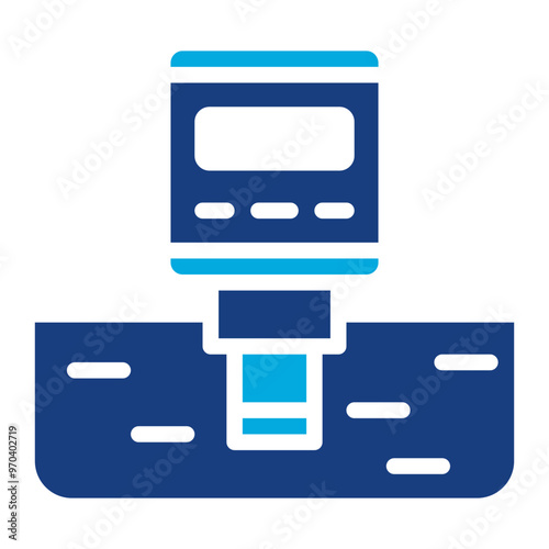 Soil pH Sensor icon vector image. Can be used for Sensors.