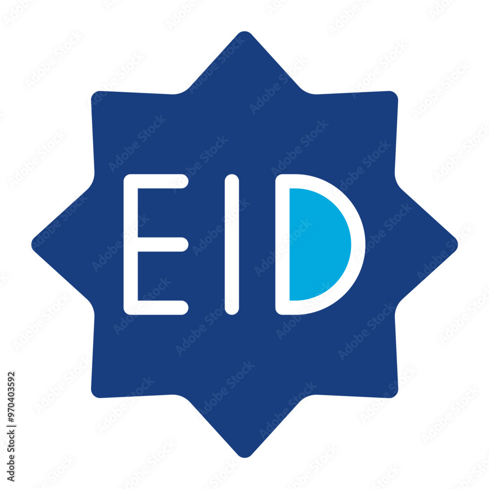 Eid Mubarak icon vector image. Can be used for Eid al Adha. Eid Mubarak icon vector image. Can be used for Eid al Adha.