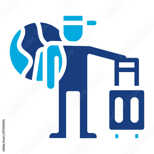 Migration icon vector image. Can be used for World Refugee Day.