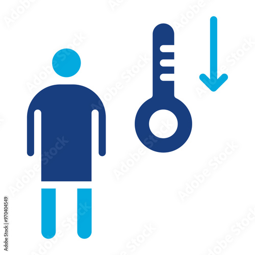 Cool Down icon vector image. Can be used for Fitness.