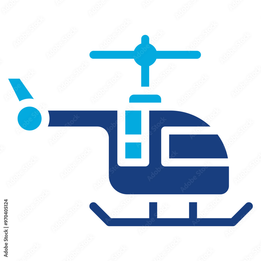 Helicopter icon vector image. Can be used for Airplane. Helicopter icon vector image. Can be used for Airplane.