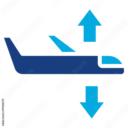 Turbulence icon vector image. Can be used for Airplane.
