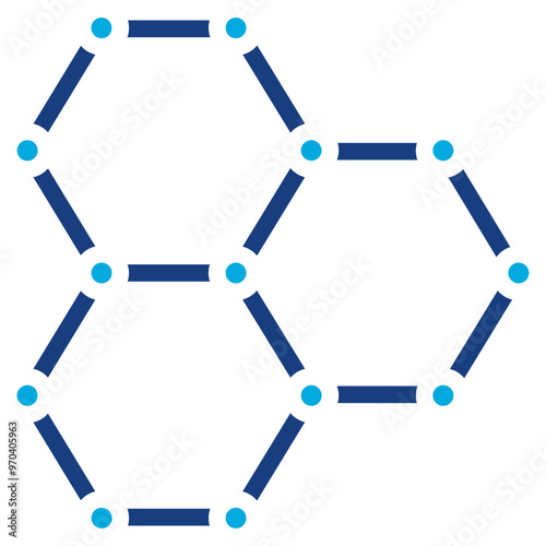 Nanotechnology icon vector image. Can be used for Digital Disruption.