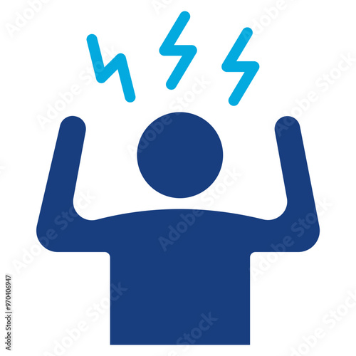 Hyperactivity icon vector image. Can be used for ADHD.