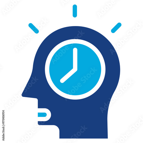 Impatience icon vector image. Can be used for ADHD.