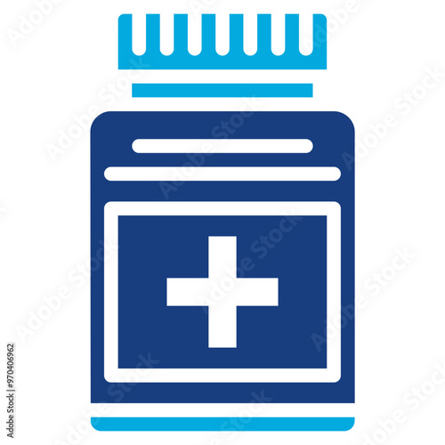 Medication icon vector image. Can be used for ADHD.