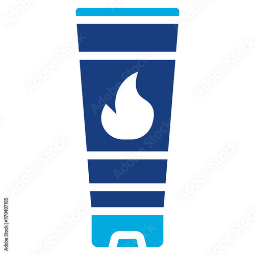 Burn Cream icon vector image. Can be used for Skin Burns.