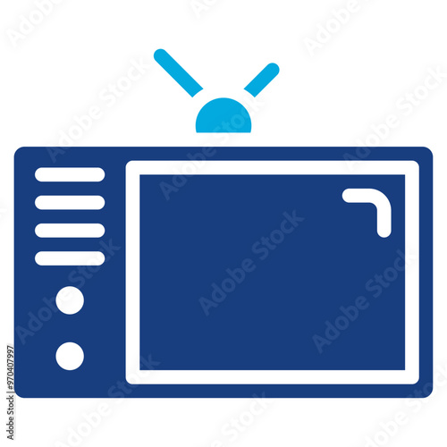 Television icon vector image. Can be used for Press Freedom Day.