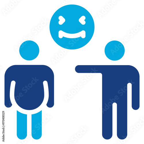 Body Shaming icon vector image. Can be used for Bullying in Society.