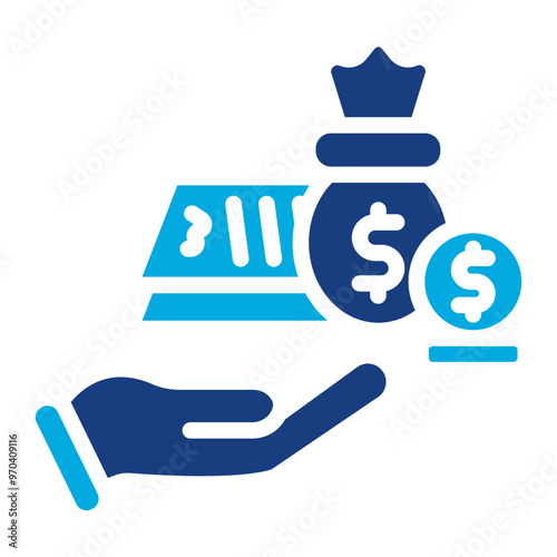 Handover icon vector image. Can be used for Inheritance.