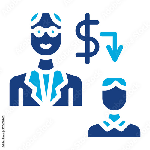 Passing Down icon vector image. Can be used for Inheritance.