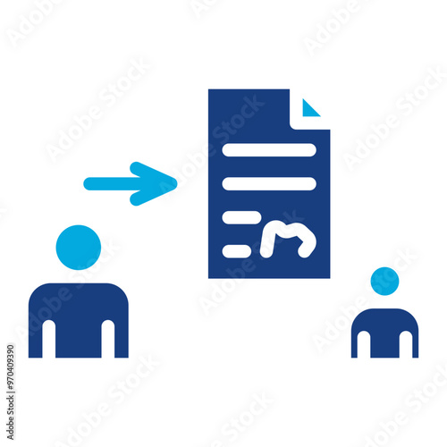 Transfer icon vector image. Can be used for Inheritance.