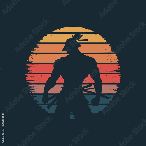 A minimalist t-shirt design with a vintage touch