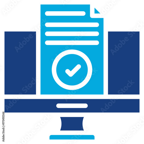 Compliance Monitor icon vector image. Can be used for Compilance and Regulation.