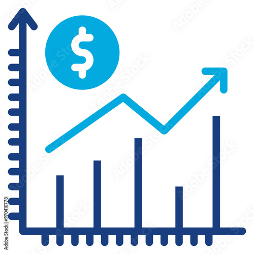 Forecast icon vector image. Can be used for Market Research.