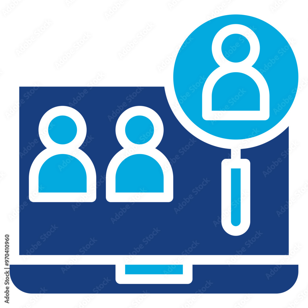 Sampling icon vector image. Can be used for Market Research.