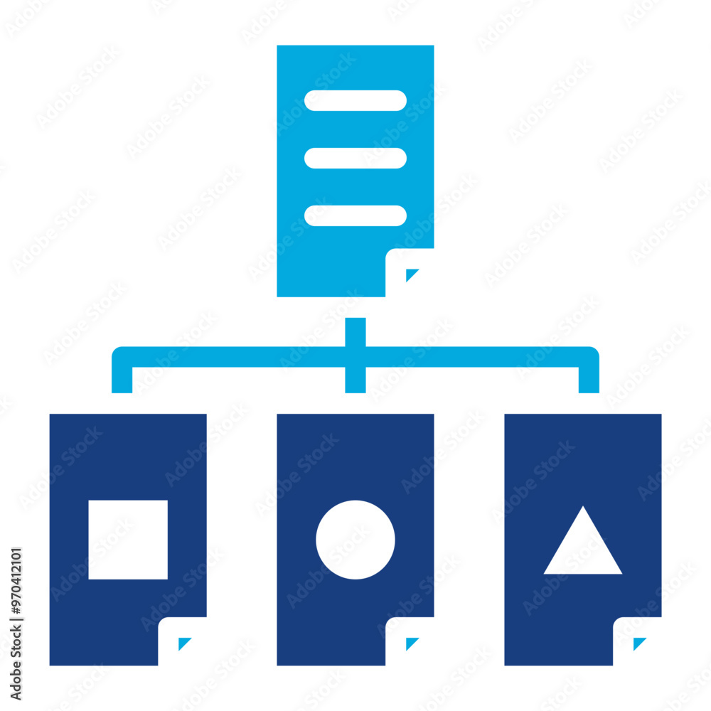 Obraz premium Classification icon vector image. Can be used for Data Science.