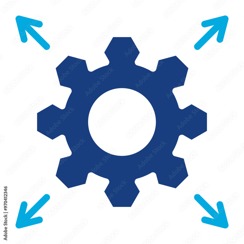 Scalability icon vector image. Can be used for Data Science. Scalability icon vector image. Can be used for Data Science.