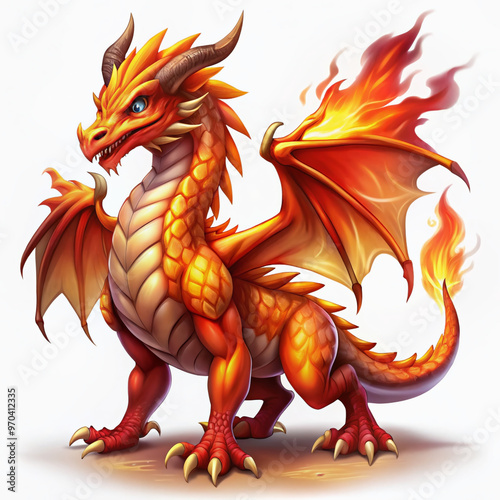 red dragon cartoon