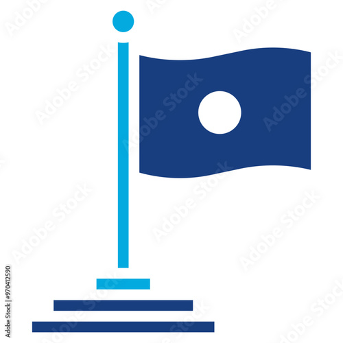 Flags icon vector image. Can be used for Data Science.