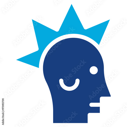 Punk icon vector image. Can be used for Urban Tribes.