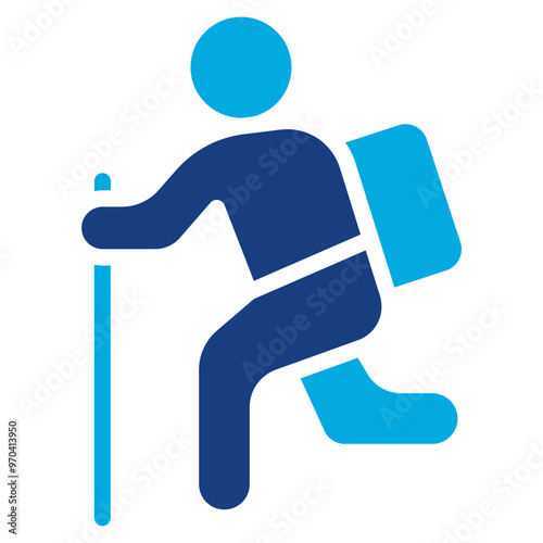 Wanderer icon vector image. Can be used for Urban Tribes.