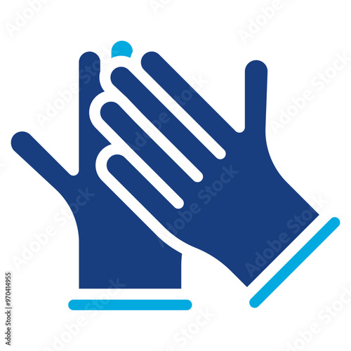 Surgical Gloves icon vector image. Can be used for Plastic and Cosmetic Surgery.