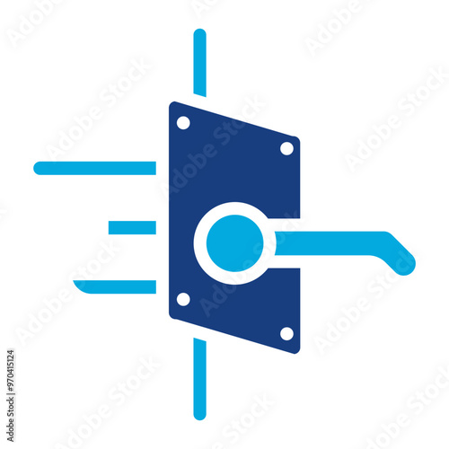 Residential locksmith icon vector image. Can be used for Locksmith.