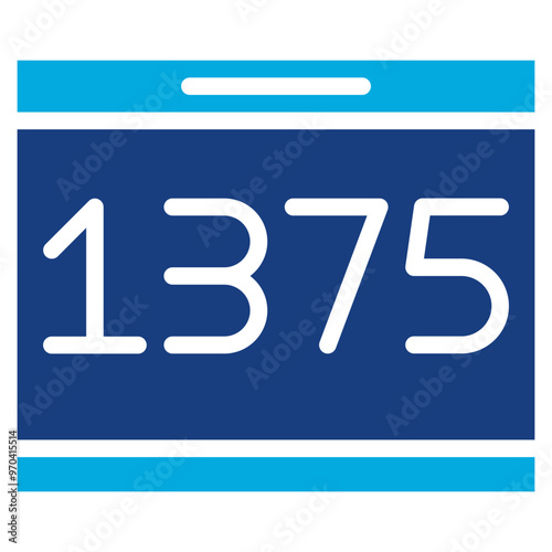 Running Bib icon vector image. Can be used for Marathon.