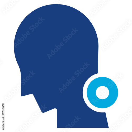 Neck Pain icon vector image. Can be used for Body Ache.