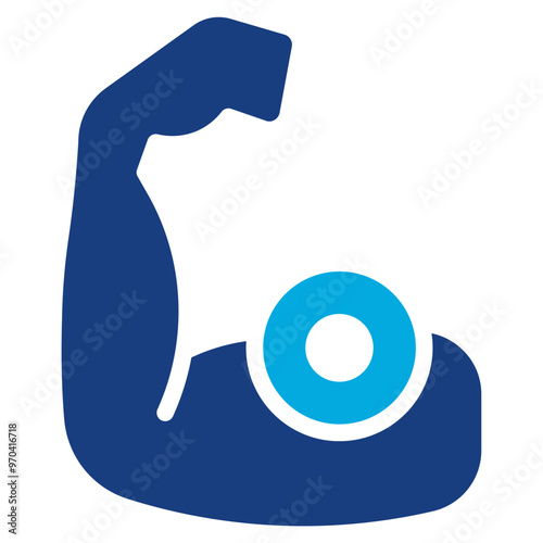 Muscle Strain icon vector image. Can be used for Body Ache.