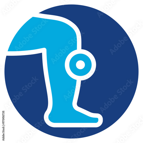 Stiffness icon vector image. Can be used for Body Ache.