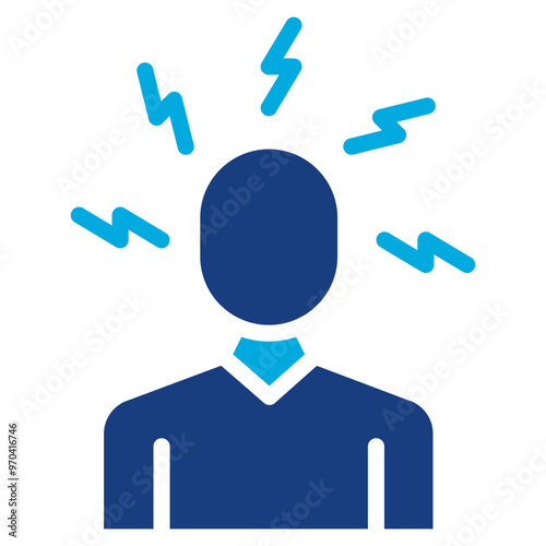 Strain icon vector image. Can be used for Body Ache.
