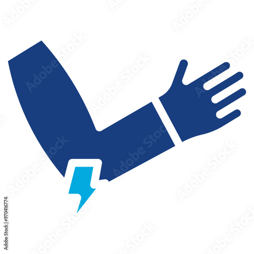 Tennis Elbow icon vector image. Can be used for Body Ache.