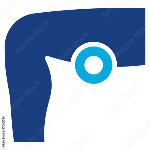 Thigh Pain icon vector image. Can be used for Body Ache.