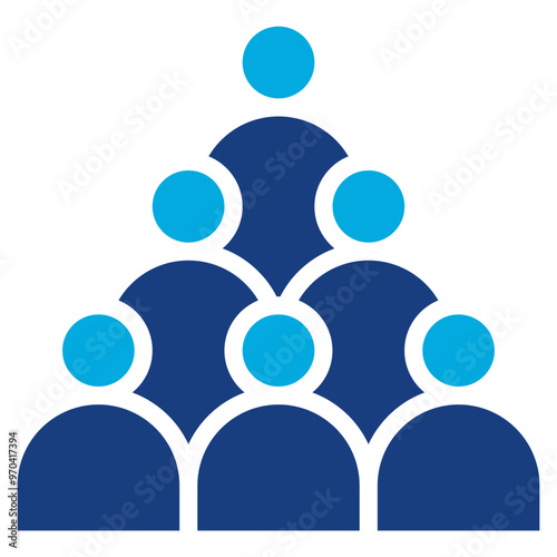 Crowd icon vector image. Can be used for Rock and Roll.