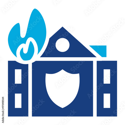 Emergency Shelter icon vector image. Can be used for Rescue And Response.