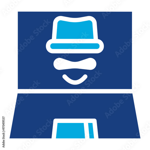 Hacker icon vector image. Can be used for Information Security.