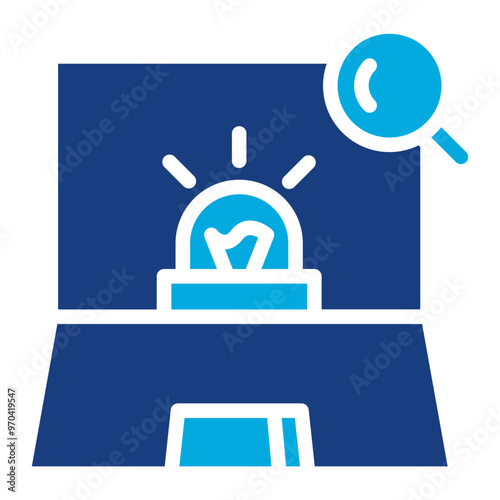 Intrusion detection icon vector image. Can be used for Information Security.