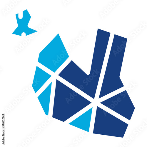 Ore icon vector image. Can be used for Mining And Crafting.