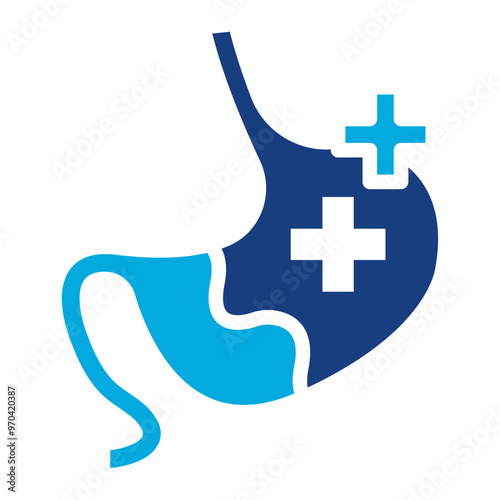 Gastroenterology icon vector image. Can be used for Psychiatric Hospitals.