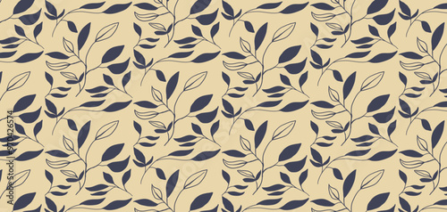 Minimal seamless floral pattern. Pastel minimal textures for backgrounds, wallpapers, textiles and fashion.