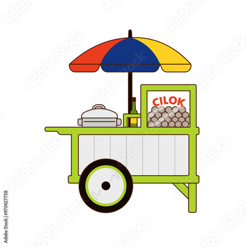 Street Vendor Cart Tapioka Balls