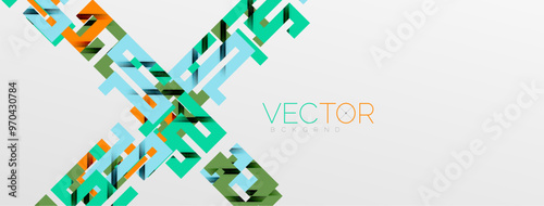 Color bend lines with shadow texture effect. Vector Illustration For Wallpaper, Banner, Background, Card, Book Illustration, landing page