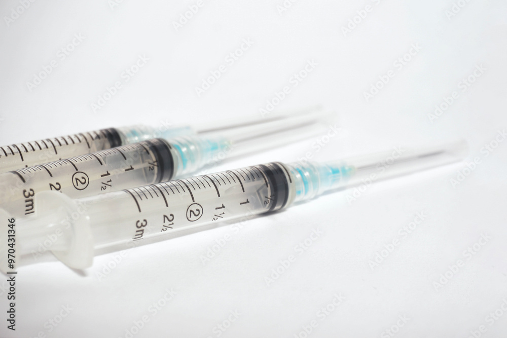 three injector with background isolated three injector with background isolated
