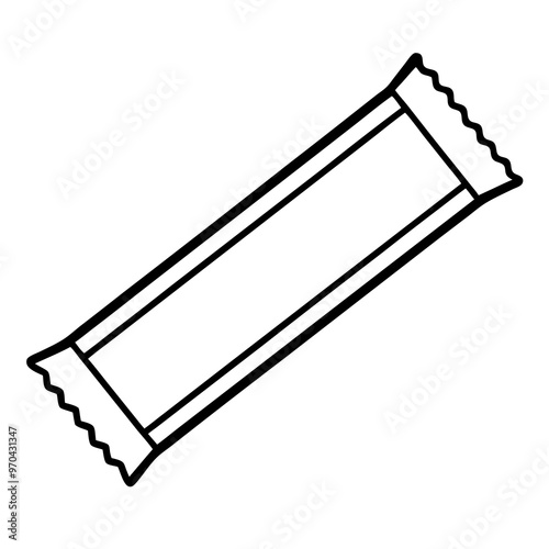 candy bar outline coloring book page line art drawing
